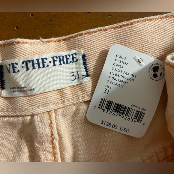 NWT free People Electric Feels Dropped Wide-Leg Jeans $128 - Picture 8 of 14